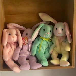 Beanie babies Bunny lot originals